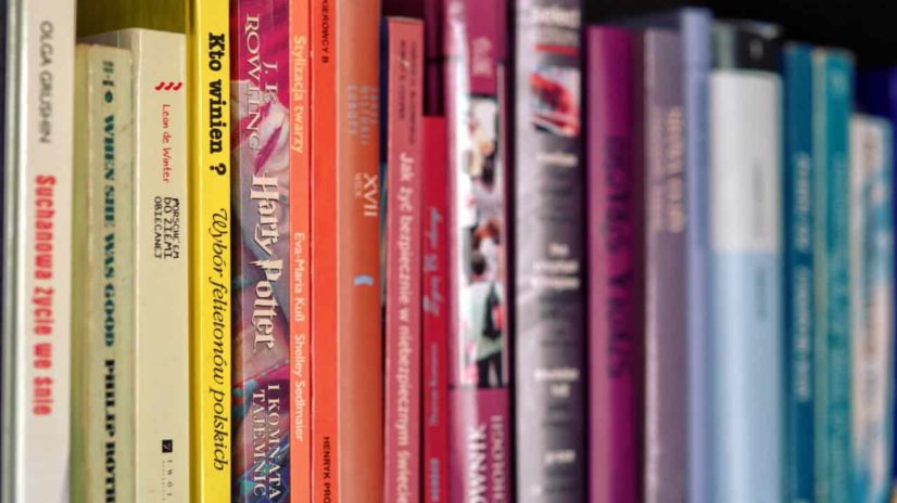 books colorful harry potter
