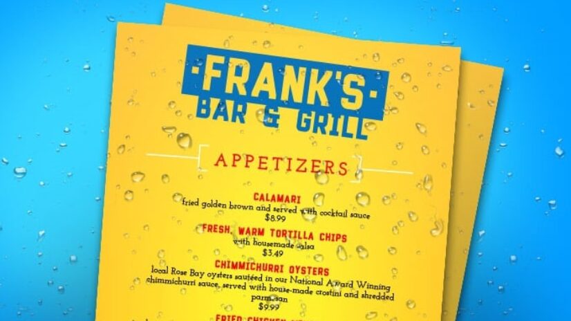 waterproof menu social media share image 3
